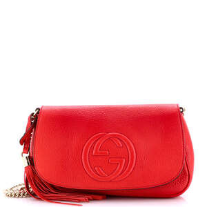 Gucci Soho Chain Crossbody Bag Leather #247860G10B